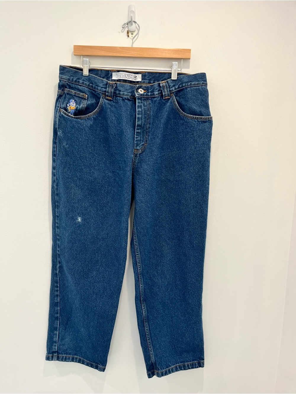 POLAR SKATE CO. Dark Blue Baggy Loose Fit Boarding Jeans | Mens size 36/32